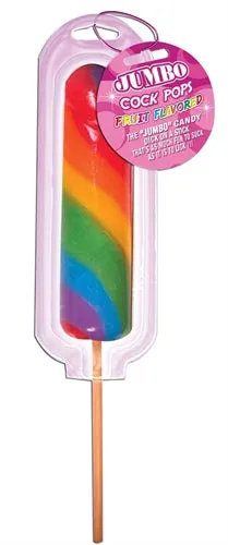 Jumbo Rainbow Cock Pops Each Hott Products Dildos