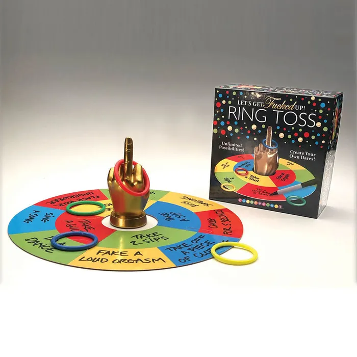 Little Genie Lets Get Fucked Up Ring Toss Adult Party Game LGBG103 Couples