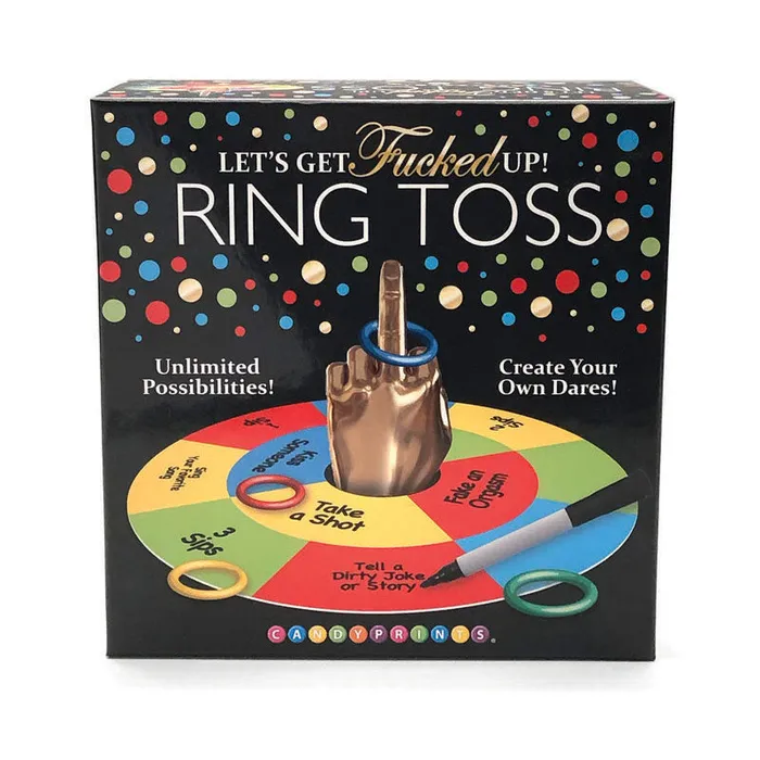 Little Genie Lets Get Fucked Up Ring Toss - Adult Party Game - LGBG.103 | Couples