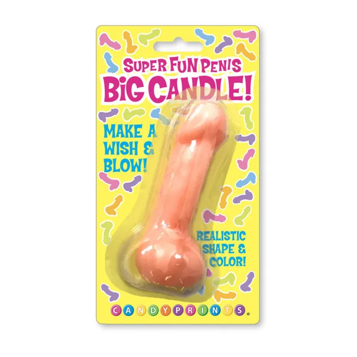 Little Genie Male Sex Toys Super Fun Big Penis Candle Pink