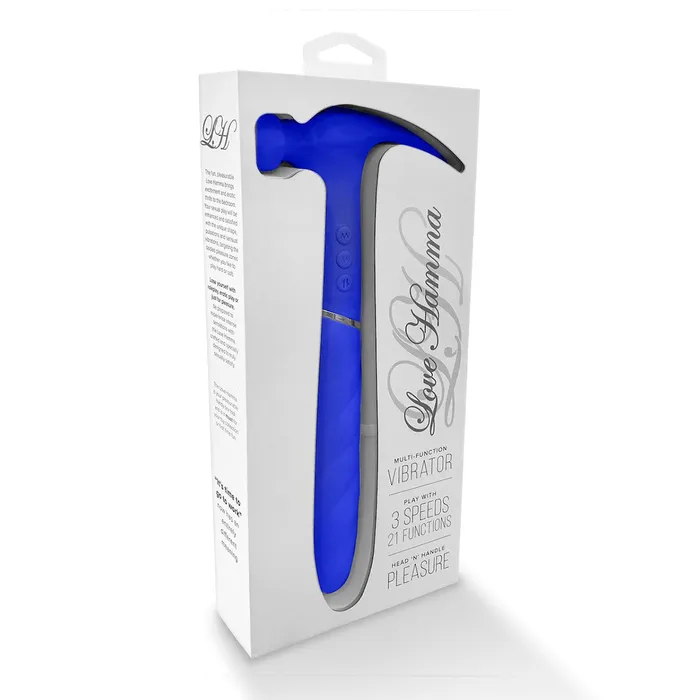 Love Hamma Vibrators | Love Hamma Straight - Blue Dual Stimulator