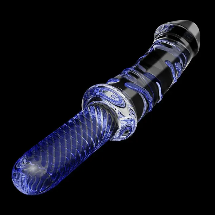 Lovetoyshub Dildos | 11.61 Inch Glass Dildo with Lifelike Glans and Handle