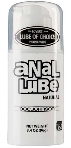 Lubricants Doc Johnson Anal Lube Natural Lubricant 34 Oz