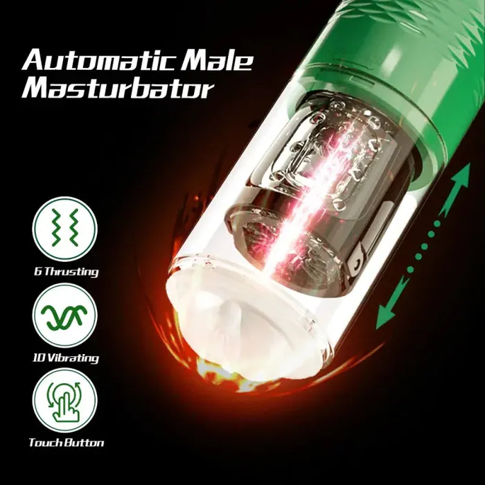 LustyAge Storm Telescopic Smart Masturbation Cup | Male Sex Toys