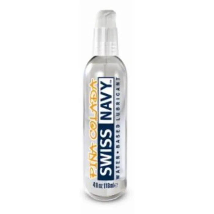 MD Science Lab Lubricants Swiss Navy Flavors Water Based Lubricant Pina Colada 4 Fl Oz