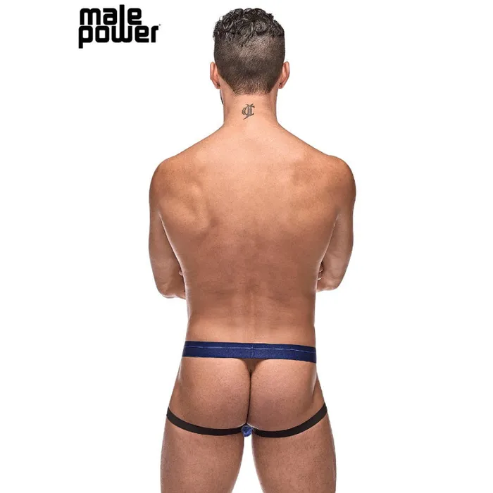 Male Power Male Sex Toys | Diamond Mesh Jock Ring Navy