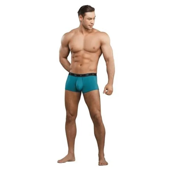 Male Power Vibrators Bamboo Pouch Enhancer Short Small Teal