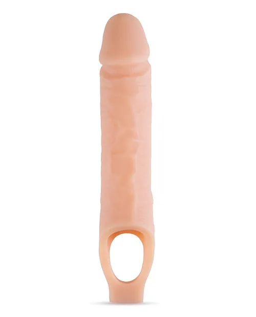 Male Sex Toys | Blush Performance Plus - 9 Inch Silicone Cock Sheath  Penis Extender - Vanilla