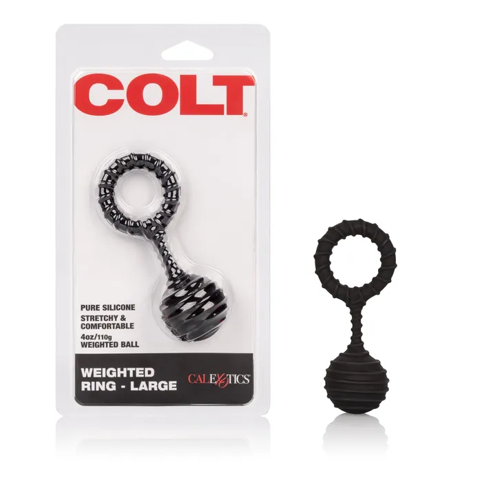 Male Sex Toys CalExotics Colt Weighted Ring Large