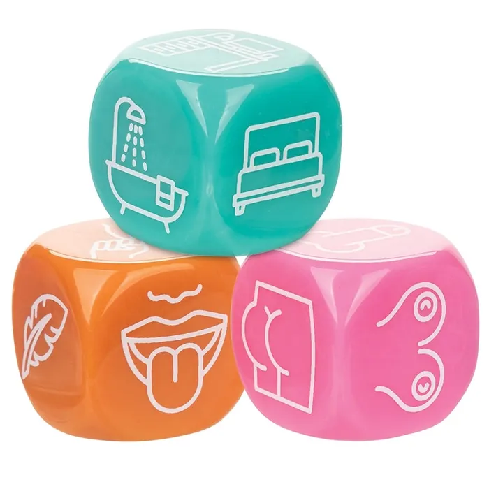 Male Sex Toys | Roll With It Icon Based Dice - Holiday