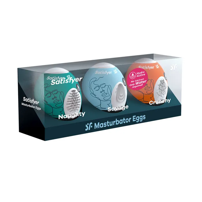 Male Sex Toys Satisfyer Masturbator Eggs Mixed 3 Pack 29043439 Satisfyer