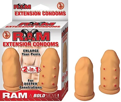 Nasstoys Dildos Ram Extension Condoms Flesh