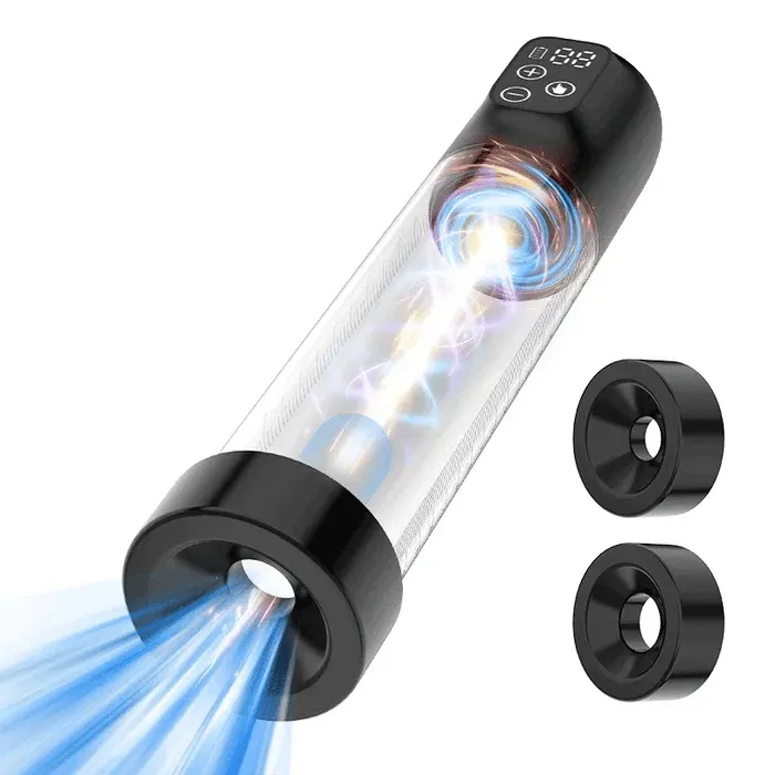 Penis Pump With Customizable Features And Smart Display Lovetoyshub Male Sex Toys