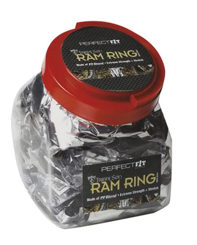 Perfect Fit Anal Ram Ring 50 Count Fishbowl Black