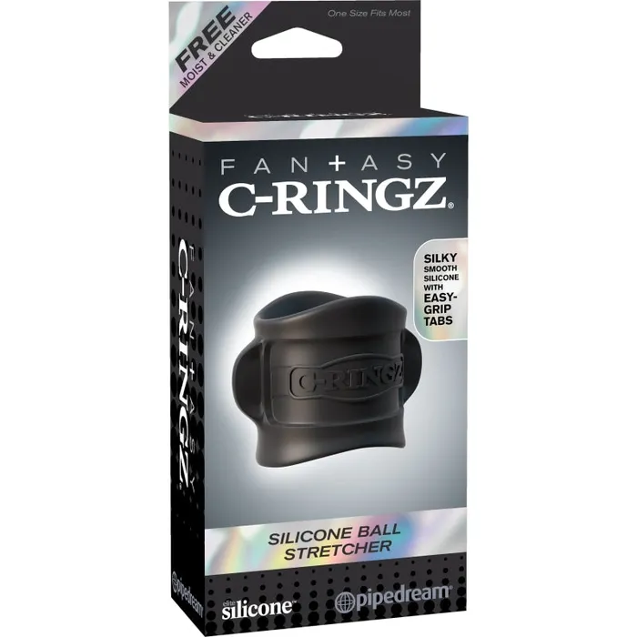 Pipedream Anal Fantasy CRingz Silicone Ball Stretcher Black