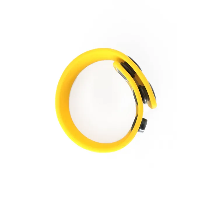 Rascal - Boneyard Boneyard Silicone Cock Strap 3 - Snap Ring - Yellow | Male Sex Toys