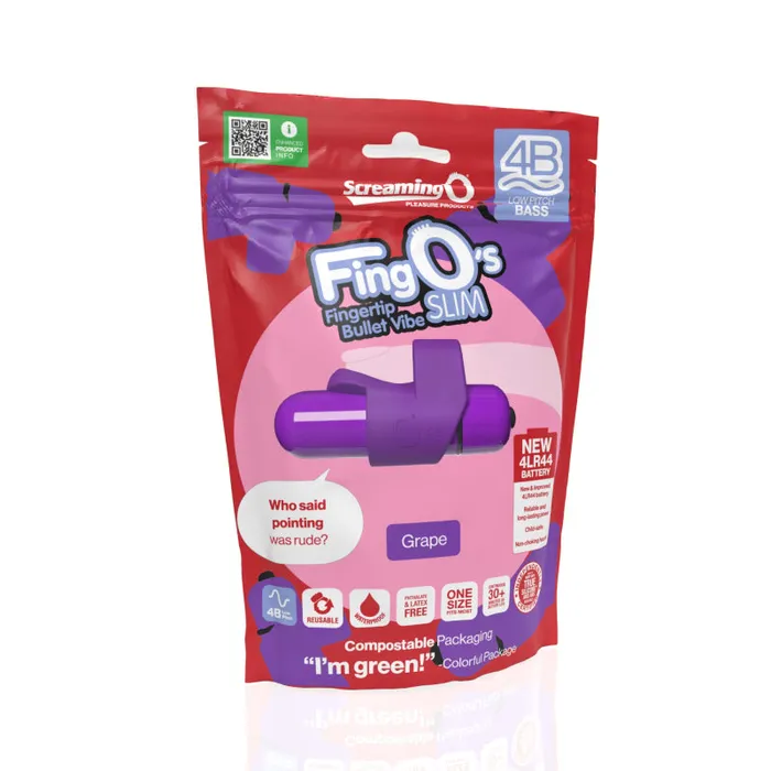 Screaming O Female Sex Toys | 4b Fingo Slim - Grape