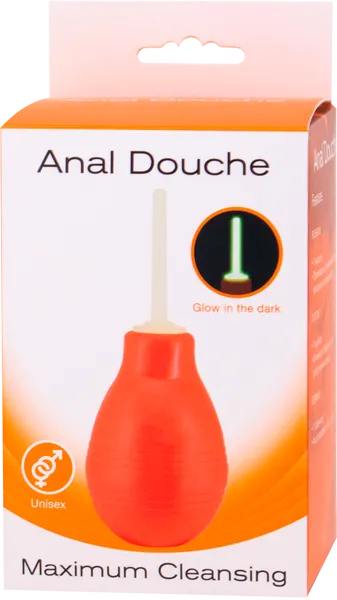 Seven Creations Anal Seven Creations Anal Douche Red with Glow In Dark Tip