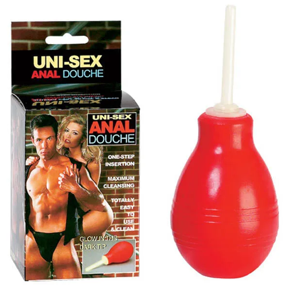 Seven Creations Anal | Seven Creations Anal Douche - Red with Glow In Dark Tip