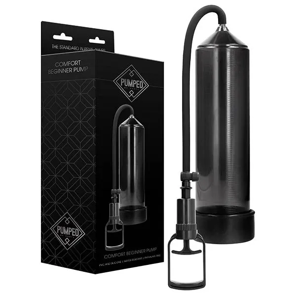 Shots Toys Male Sex Toys Pumped Comfort Beginner Pump Black Penis Pump