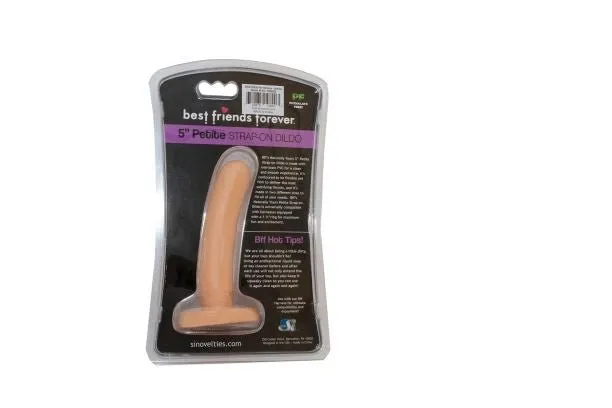 SI Novelties Female Sex Toys Bff Petite Strap On Flesh 5in