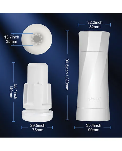 Sky Intense Suction & Vibration Blowjob Machine - White | Uc Global Trade INChoney Play B Female Sex Toys