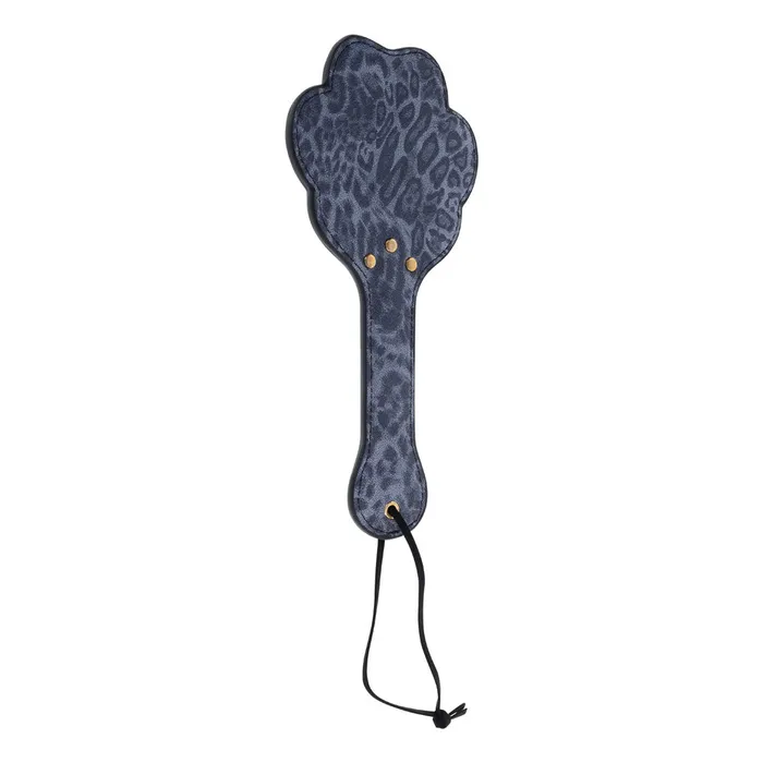 Sportsheets Vibrators | Sex & Mischief Cougar Paw Paddle - Navy Blue/Gold Spanking Paddle