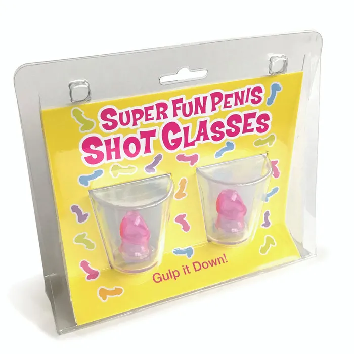 Super Fun Penis Shot Glasseslgcp1056 Little Genie Male Sex Toys