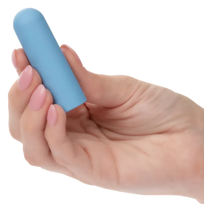 Turbo Buzz Rounded Mini Bullet - Blue | Calexotics Vibrators