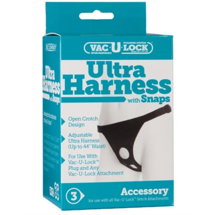 VacULock Ultra Harness With Snaps Doc Johnson Female Sex Toys