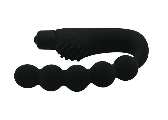 Vibrating P-Spot Prostate Massager Silicone Anal Bead Butt Plug | Early2bed Anal