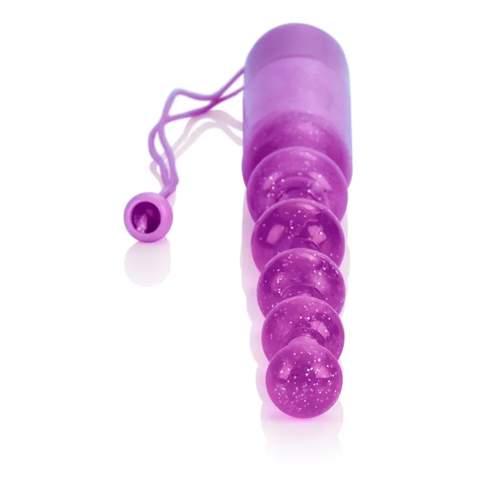 Vibrating Pleasure Beads Purple CalExotics Vibrators