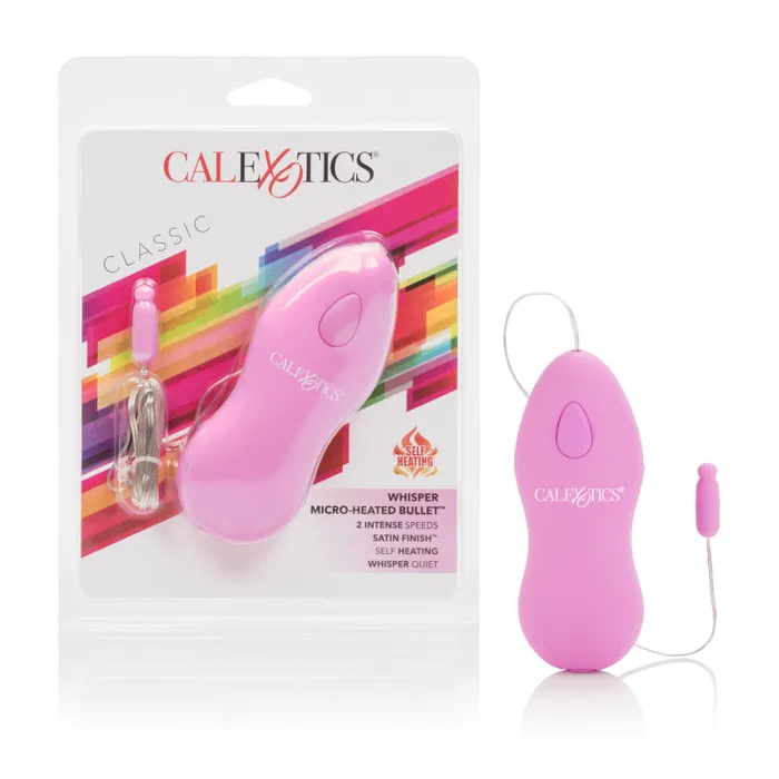 Vibrators CalExotics Whisper Micro Heated Bullet Pink