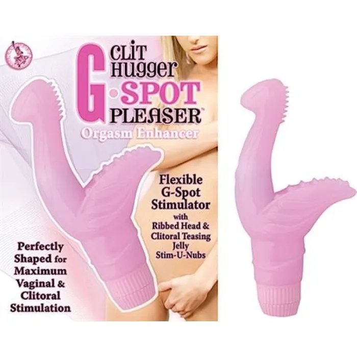 Vibrators Clit Hugger GSpot Pleaser Pink Nasstoys