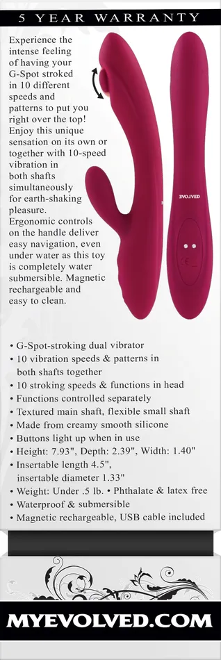 Vibrators | Jammin' G for G-Spot Stimulation - Fuchsia - Evolved Novelties