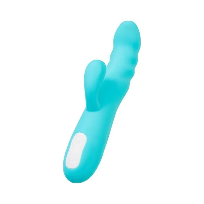 Vibrators JOS JOS Merry Swirl Rotating Shaft Rabbit Vibrator Blue