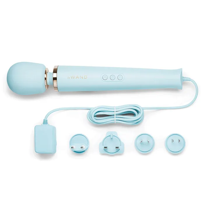 Vibrators | Le Wand Corded Massager - Blue - Le Wand