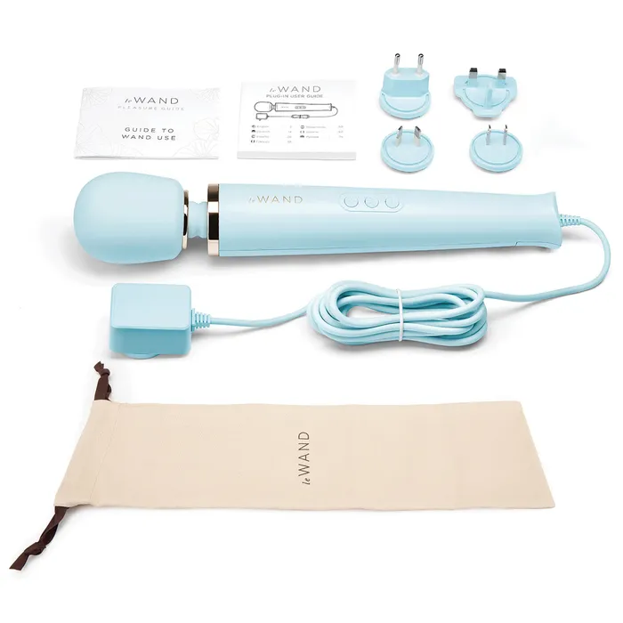 Vibrators | Le Wand Corded Massager - Blue - Le Wand