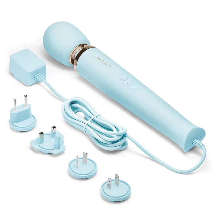 Vibrators | Le Wand Corded Massager - Blue - Le Wand