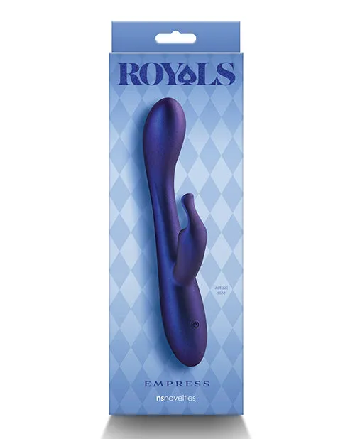 Vibrators NS Novelties Royals Empress Metallic Blue Classic Vibrator