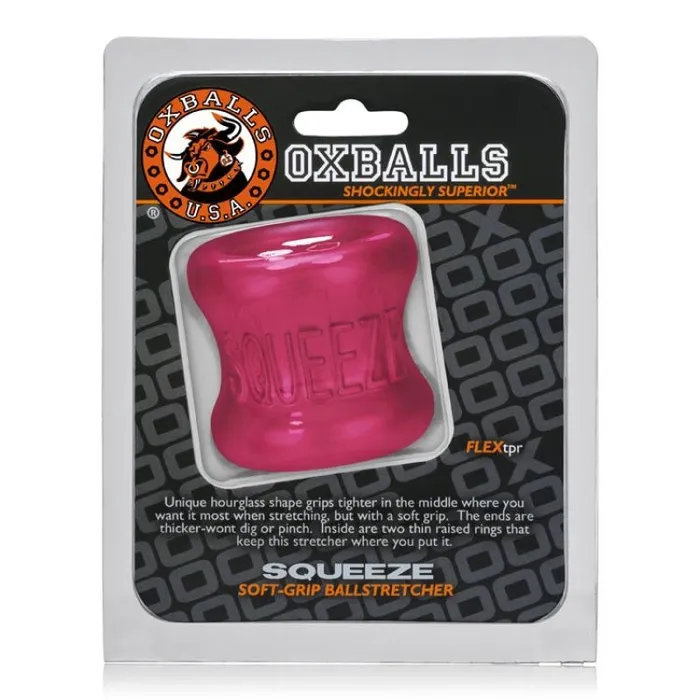 Vibrators | Squeeze Ballstretcher - Hot Pink - Oxballs