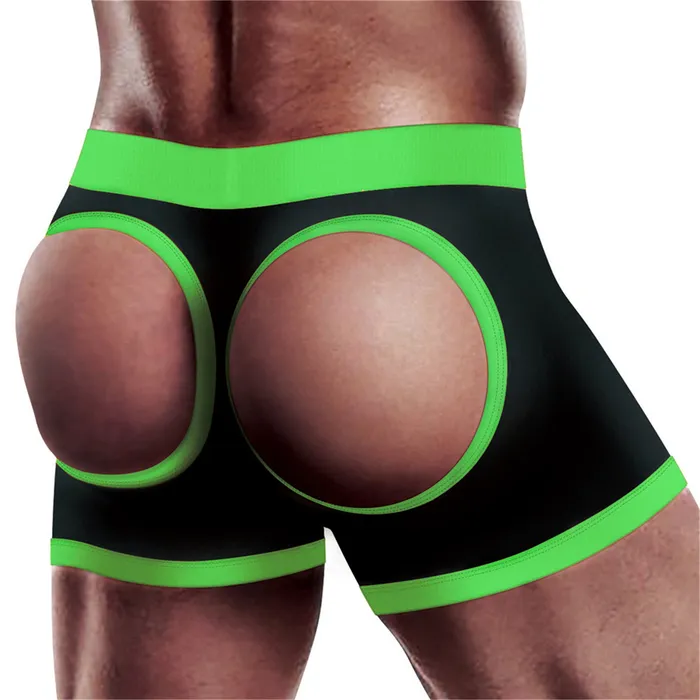 Voodoo Toys Female Sex Toys | Get Lucky Strap on Boxer Shorts - Xsmall-Small -  Green/black