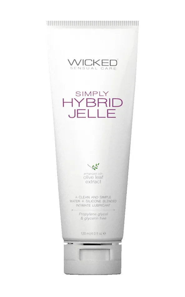 Wicked Sensual Care Lubricants Simply Hybrid Jelle Fragrance Free Lubricant 4 Fl Oz