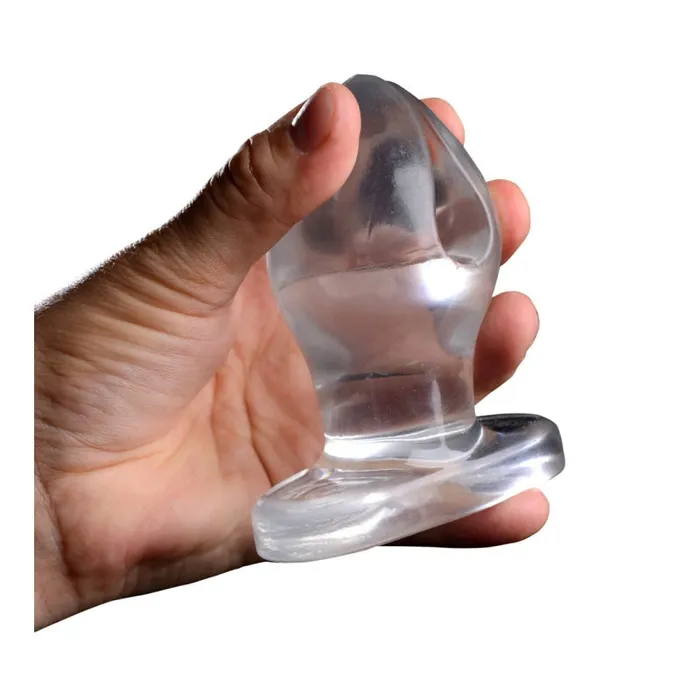 XR Brands Master Series Anal | Anchored Clear Anal Plug