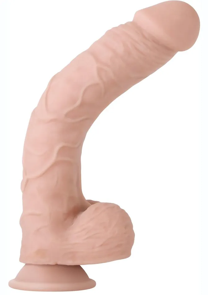 Adam and Eve Female Sex Toys Adam and Eve Adams Poseable True Feel Cock Dual Density Realistic Dildo