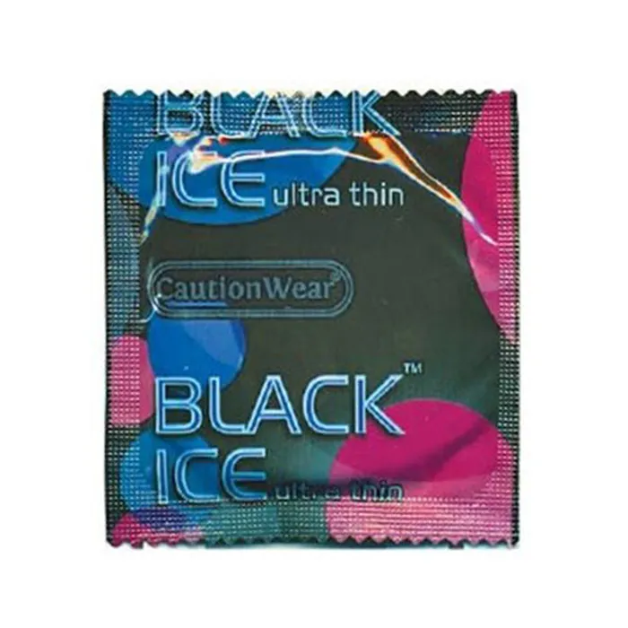 Anal Black Ice Condom Caution Wear