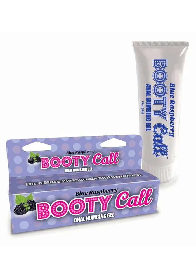 Anal Booty Call Booty Call Anal Numbing Gel 15oz Blue Raspberry