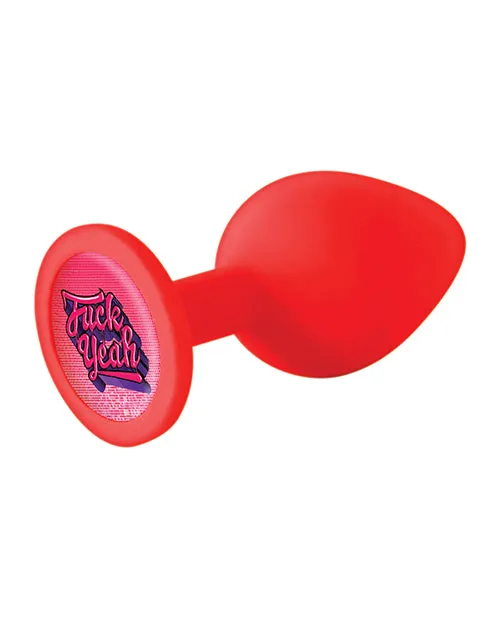 Anal Icon Brands INC The 9s Booty Talk Fuck Yeah Plug Red