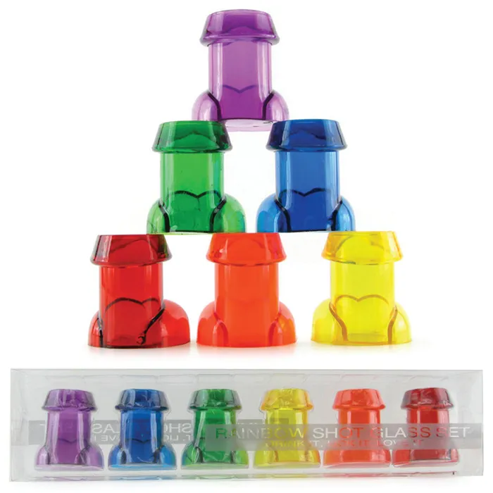 Anal Kheper Games Rainbow Shot Glass Set