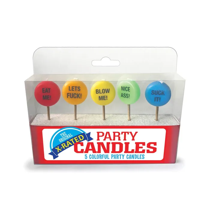 Anal Kheper Games XRated Party Candles Set of 5